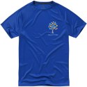 Męski T-shirt Niagara z krótkim rękawem z dzianiny Cool Fit odprowadzającej wilgoć niebieski