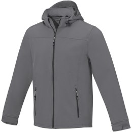 Męska kurtka softshell Langley stalowa szarość