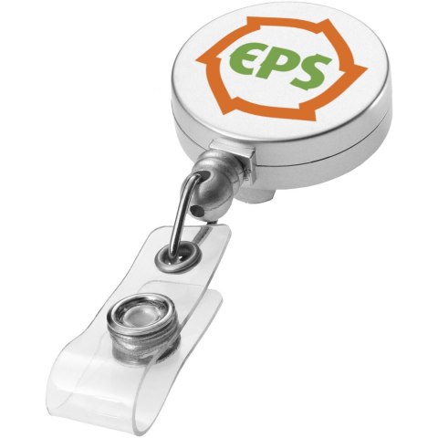 Zawieszka na identyfikator Aspen srebrny