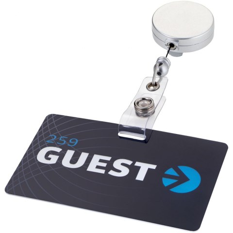 Zawieszka na identyfikator Aspen srebrny