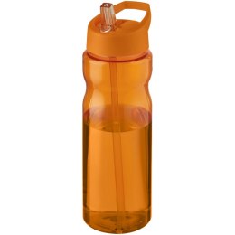 Bidon H2O Eco o pojemności 650 ml z wieczkiem z dzióbkiem pomarańczowy, pomarańczowy
