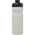 Bidon H2O Eco o pojemności 650 ml z wieczkiem zaciskowym kość słoniowa, czarny