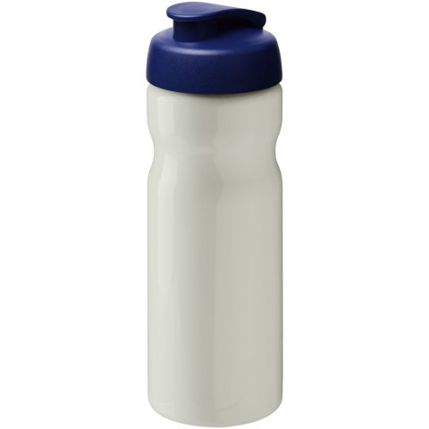 Bidon H2O Eco o pojemności 650 ml z wieczkiem zaciskowym kość słoniowa, niebieski