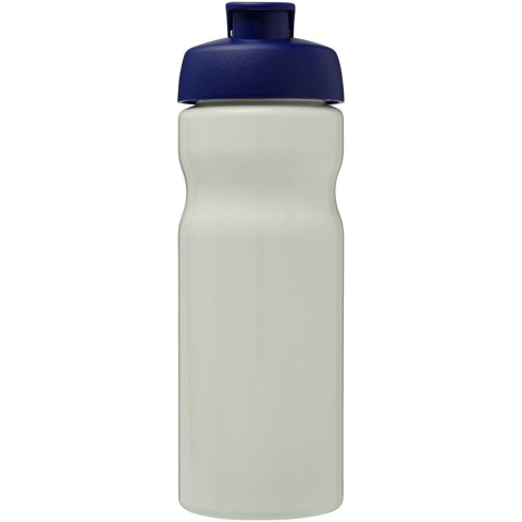 Bidon H2O Eco o pojemności 650 ml z wieczkiem zaciskowym kość słoniowa, niebieski