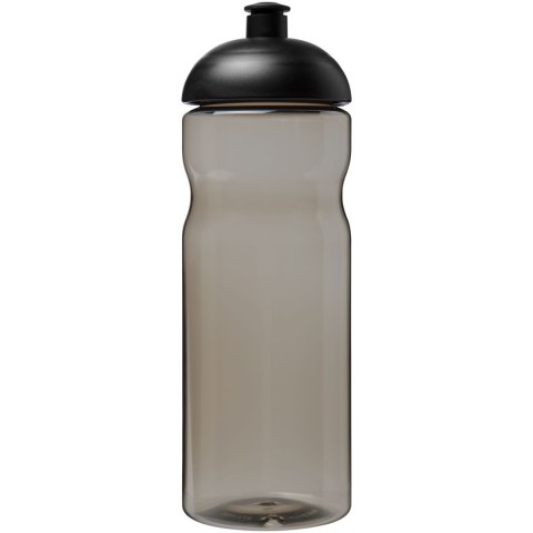 Bidon H2O Eco o pojemności 650 ml z wypukłym wieczkiem charcoal, czarny