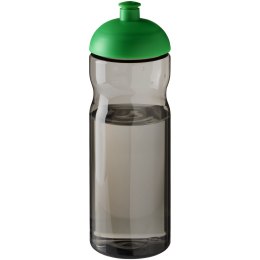 Bidon H2O Eco o pojemności 650 ml z wypukłym wieczkiem ciemnografitowy, jasnozielony