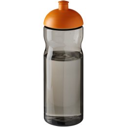 Bidon H2O Eco o pojemności 650 ml z wypukłym wieczkiem ciemnografitowy, pomarańczowy