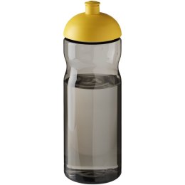 Bidon H2O Eco o pojemności 650 ml z wypukłym wieczkiem ciemnografitowy, żółty