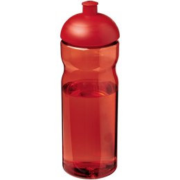 Bidon H2O Eco o pojemności 650 ml z wypukłym wieczkiem czerwony