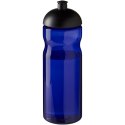 Bidon H2O Eco o pojemności 650 ml z wypukłym wieczkiem niebieski, czarny