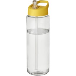 Bidon H2O Vibe o pojemności 850 ml z wieczkiem z dzióbkiem przezroczysty, żółty