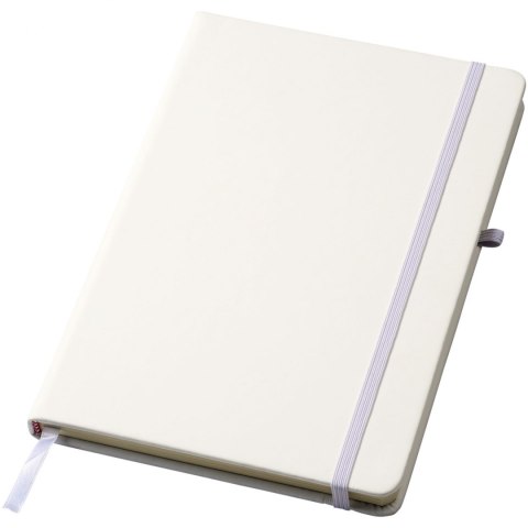 Polar A5 notebook with lined pages biały