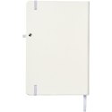 Polar A5 notebook with lined pages biały