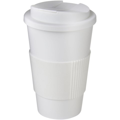 Americano® 350 ml tumbler with grip & spill-proof lid biały