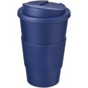 Americano® 350 ml tumbler with grip & spill-proof lid niebieski