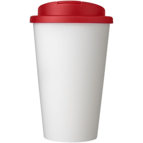 Americano® 350 ml tumbler with spill-proof lid biały, czerwony