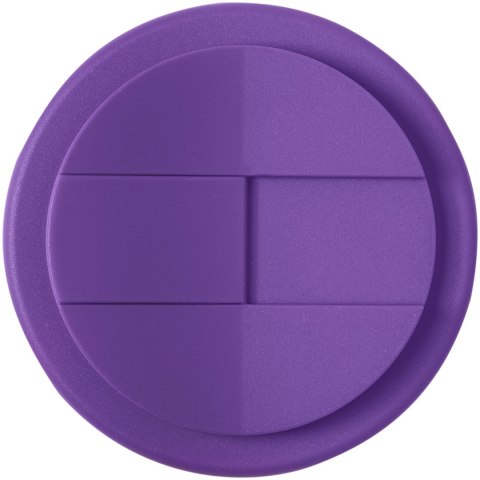 Americano® 350 ml tumbler with spill-proof lid biały, fioletowy