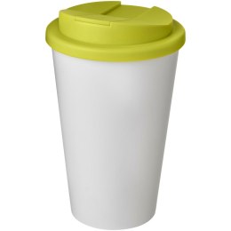 Americano® 350 ml tumbler with spill-proof lid biały, limonka