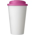 Americano® 350 ml tumbler with spill-proof lid biały, magenta