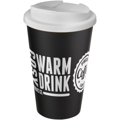 Americano® 350 ml tumbler with spill-proof lid czarny, biały