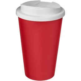 Americano® 350 ml tumbler with spill-proof lid czerwony, biały