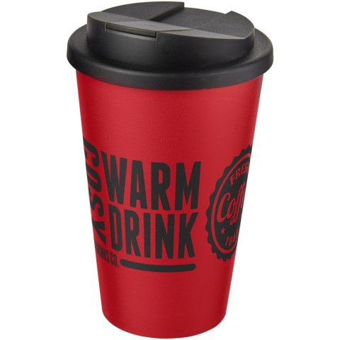 Americano® 350 ml tumbler with spill-proof lid czerwony, czarny