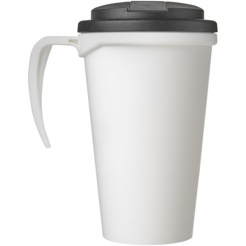 Americano® Grande 350 ml mug with spill-proof lid biały, czarny