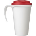 Americano® Grande 350 ml mug with spill-proof lid biały, czerwony