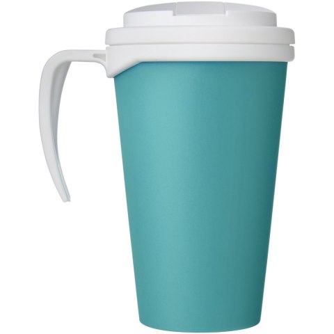 Americano® Grande 350 ml mug with spill-proof lid błękitny, biały