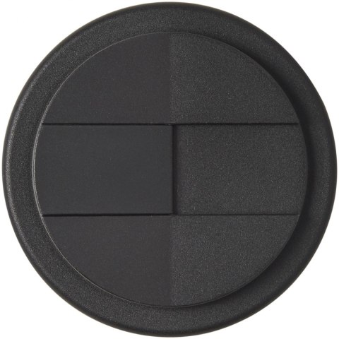 Americano® Grande 350 ml mug with spill-proof lid czarny błyszczący, czarny