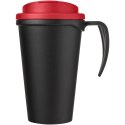 Americano® Grande 350 ml mug with spill-proof lid czarny, czerwony