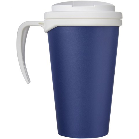 Americano® Grande 350 ml mug with spill-proof lid niebieski, biały