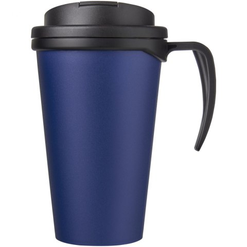 Americano® Grande 350 ml mug with spill-proof lid niebieski, czarny