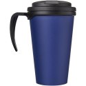 Americano® Grande 350 ml mug with spill-proof lid niebieski, czarny