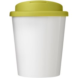 Brite-Americano® Espresso 250 ml tumbler with spill-proof lid biały, limonka