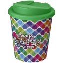 Brite-Americano® Espresso 250 ml tumbler with spill-proof lid biały, zielony