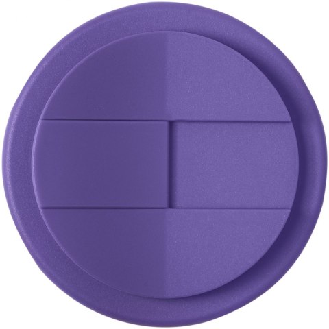 Brite-Americano® Grande 350 ml mug with spill-proof lid biały, fioletowy