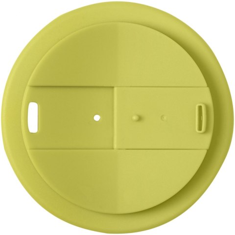 Brite-Americano® Grande 350 ml mug with spill-proof lid biały, limonka