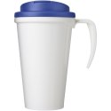 Brite-Americano® Grande 350 ml mug with spill-proof lid biały, niebieski