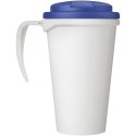 Brite-Americano® Grande 350 ml mug with spill-proof lid biały, niebieski