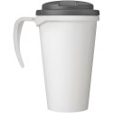 Brite-Americano® Grande 350 ml mug with spill-proof lid biały, szary