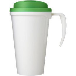 Brite-Americano® Grande 350 ml mug with spill-proof lid biały, zielony