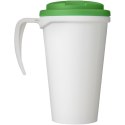 Brite-Americano® Grande 350 ml mug with spill-proof lid biały, zielony