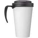 Brite-Americano® Grande 350 ml mug with spill-proof lid czarny błyszczący, czarny