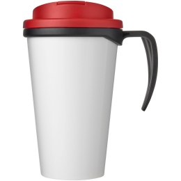 Brite-Americano® Grande 350 ml mug with spill-proof lid czarny, czerwony