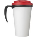 Brite-Americano® Grande 350 ml mug with spill-proof lid czarny, czerwony