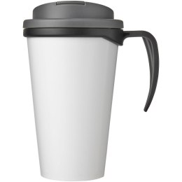 Brite-Americano® Grande 350 ml mug with spill-proof lid czarny, szary