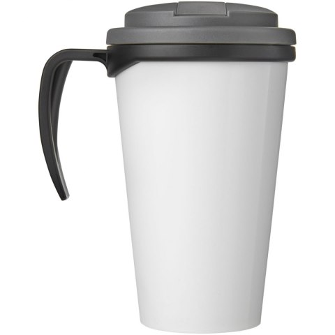Brite-Americano® Grande 350 ml mug with spill-proof lid czarny, szary