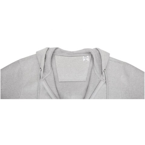 Theron męska zapinana na zamek bluza z kapturem szary melanż