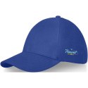 6-panelowa bawełniana czapka Drake z daszkiem typu trucker cap niebieski